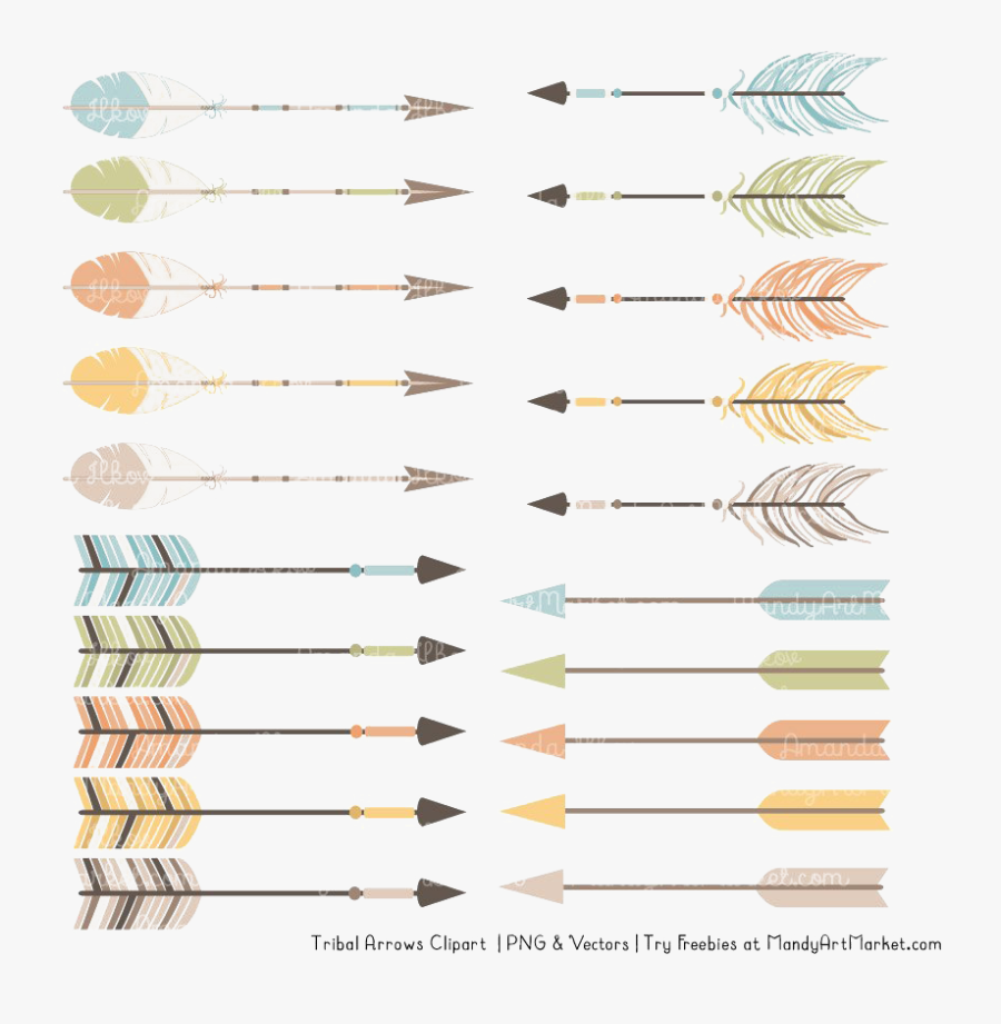 Tribal Arrow Download Png Image - Navy Gray Tribal Arrows, Transparent Clipart