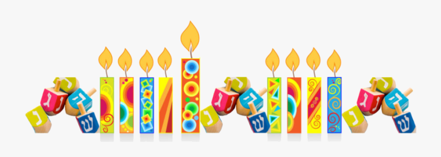 Menorah Clipart, Transparent Clipart