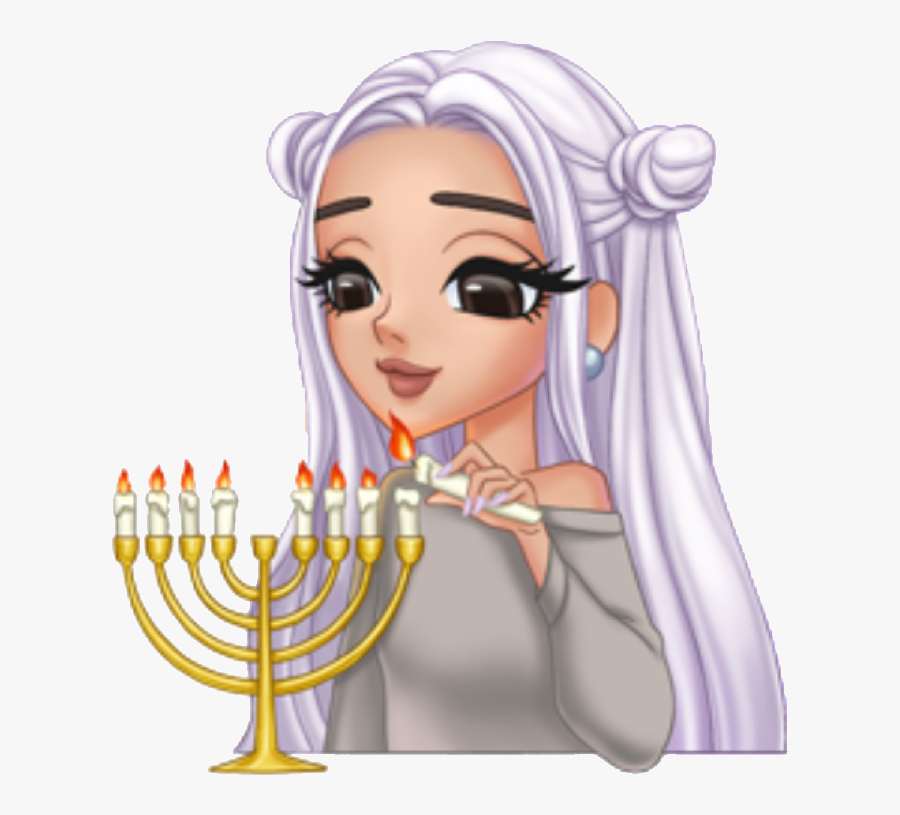 #arimoji #hanukkah #christmas #winter #candles #menorah, Transparent Clipart