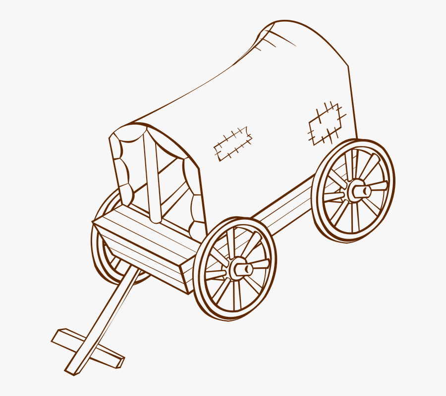 Pioneer Clipart Wood Cart, Transparent Clipart