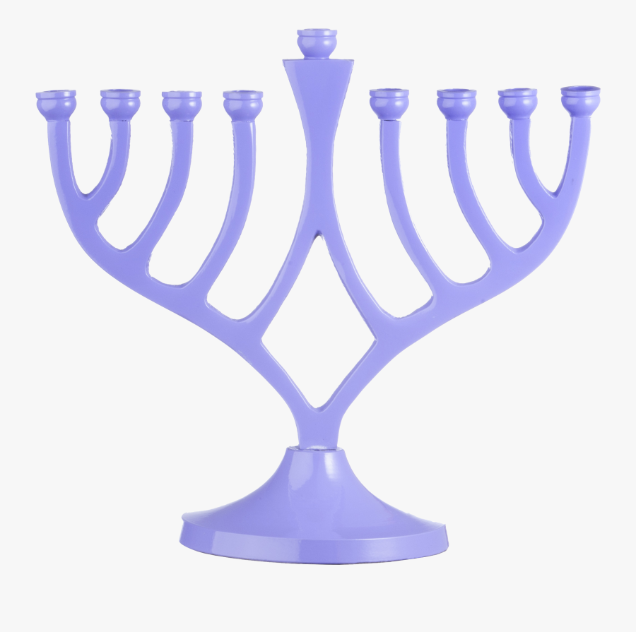 Novelty Menorah / Purple, Transparent Clipart