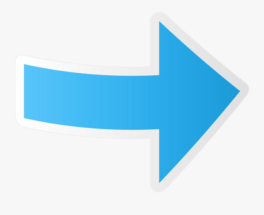 Blue Arrow Rigt Transparent Png Clip Art Image, Transparent Clipart