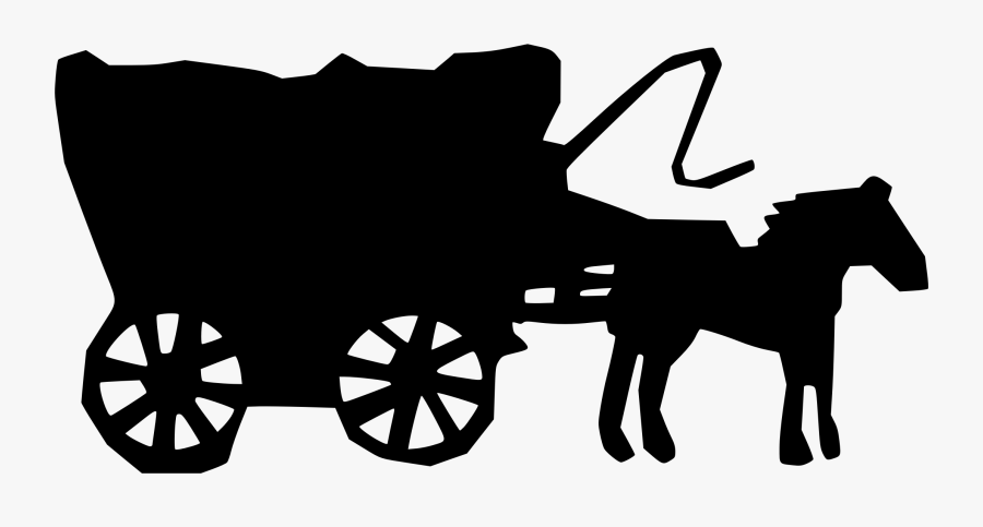 Stagecoach Silhouette At Getdrawings, Transparent Clipart