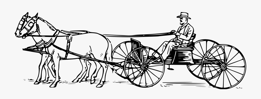 Transparent Wagon Clipart Black And White, Transparent Clipart