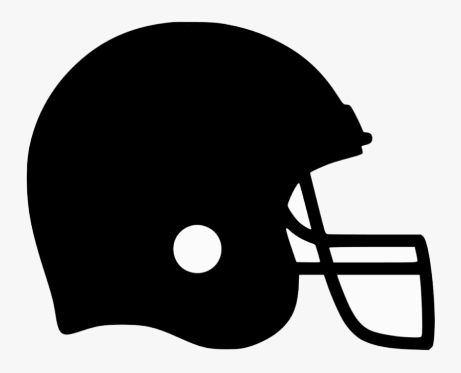 Football Helmet Icon Clipart Black And White Transparent, Transparent Clipart