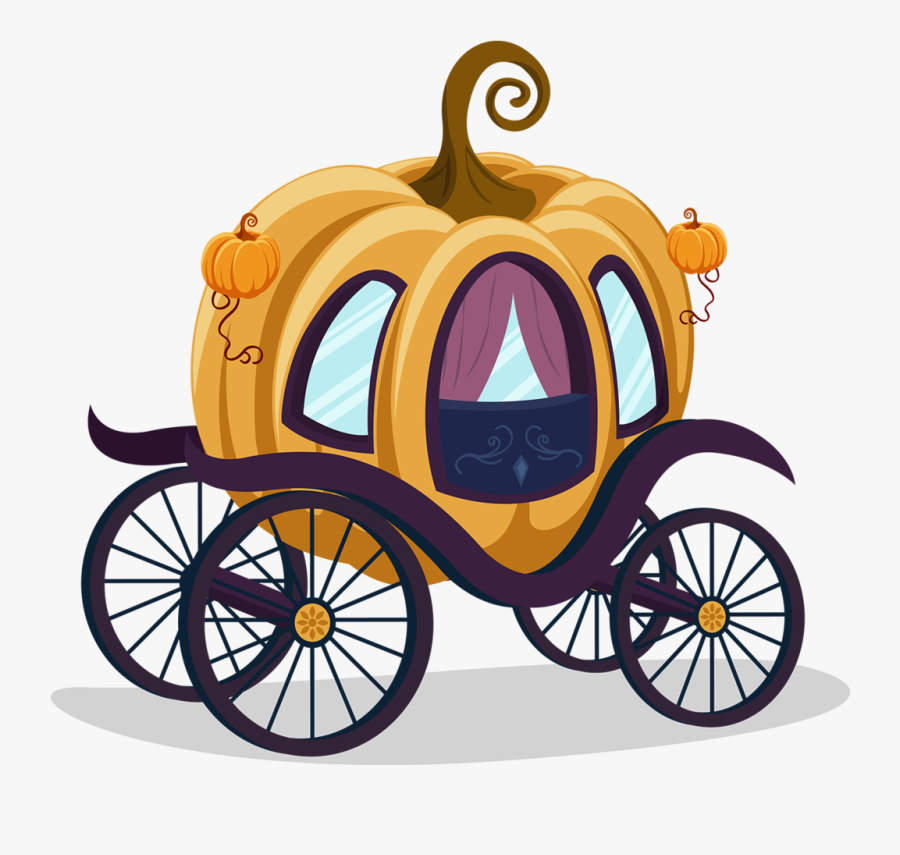 Cinderella Carriage Pumpkin Cartoon Clip Art, Transparent Clipart