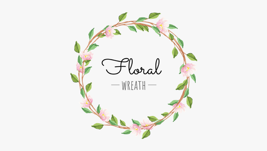 Floral Wreath Clipart, Transparent Clipart