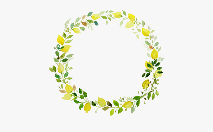 Clip Art Floral Wreath Black And White, Transparent Clipart