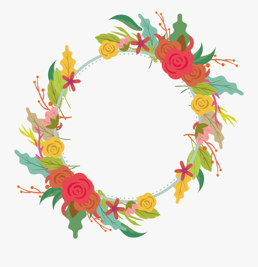 Floral Design Wreath Flower Garland, Transparent Clipart