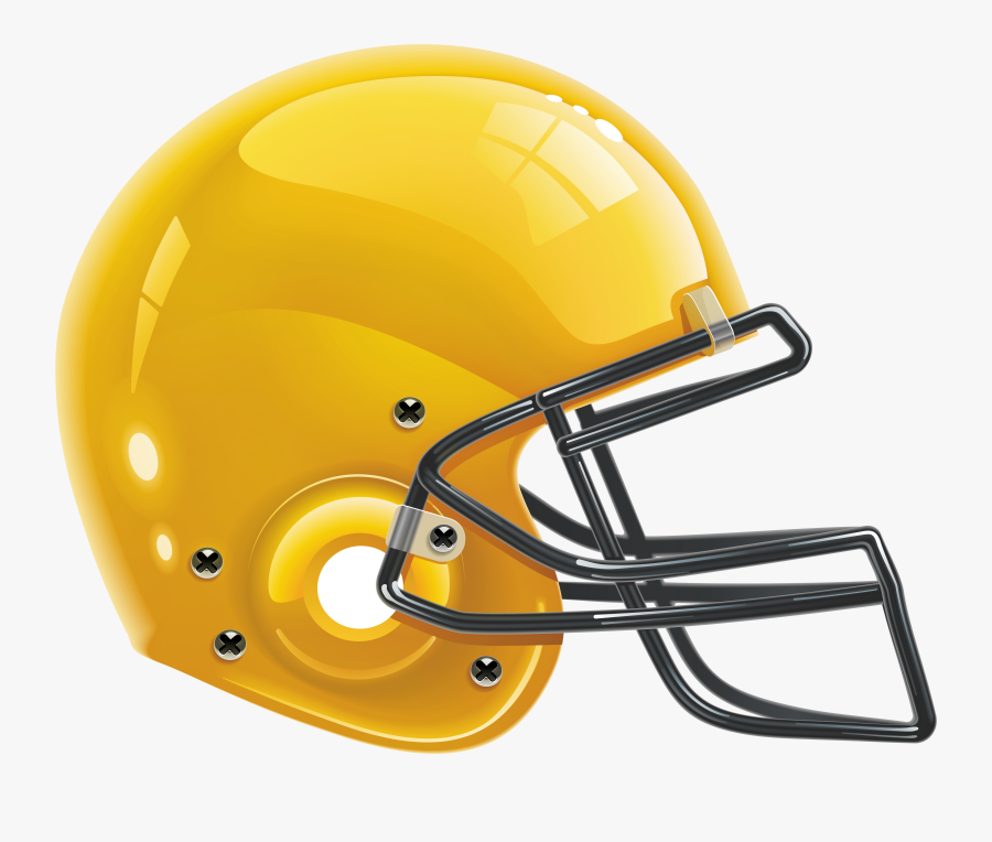 Yellow Football Helmet Png Clip Art, Transparent Clipart