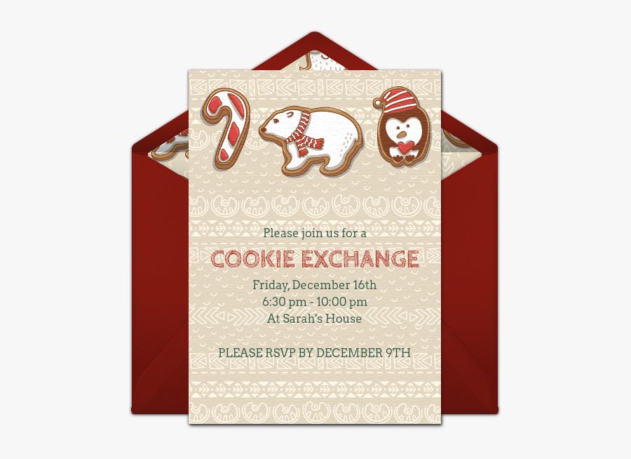 Clip Art Free Christmas Party Invitations Template, Transparent Clipart