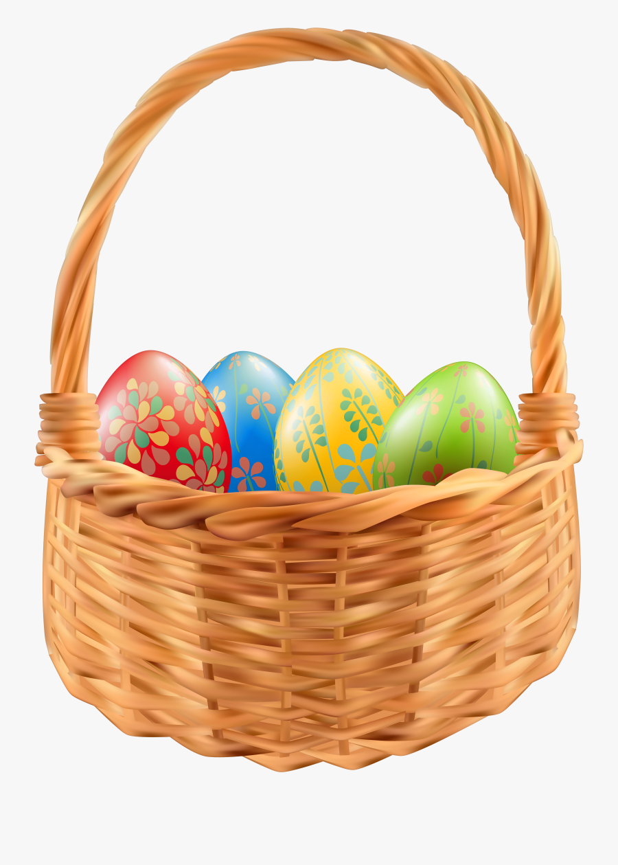 Clipart Beach Basket - Transparent Background Easter Basket Png, Transparent Clipart