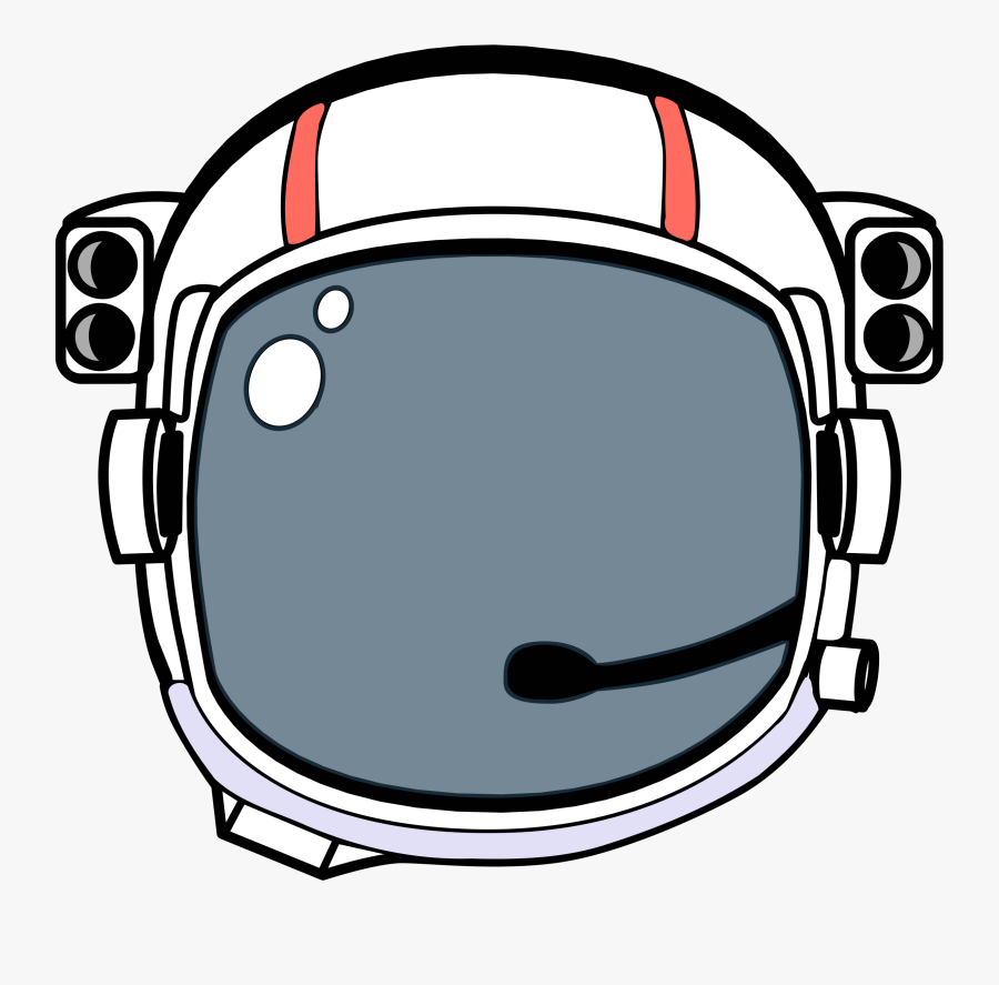 Space Helmet - Astronaut Helmet Transparent Background, Transparent Clipart