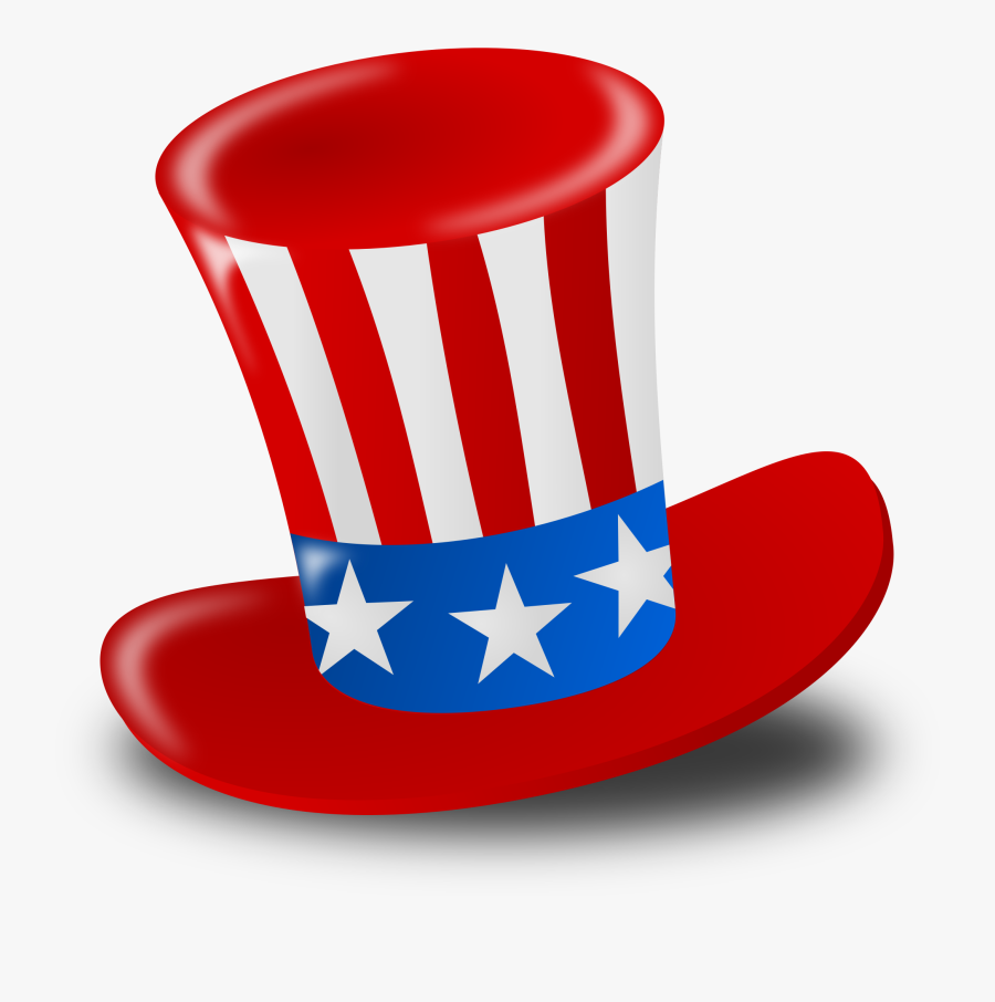 Hat,united States,independence Day - 4th Of July Clip Art, Transparent Clipart