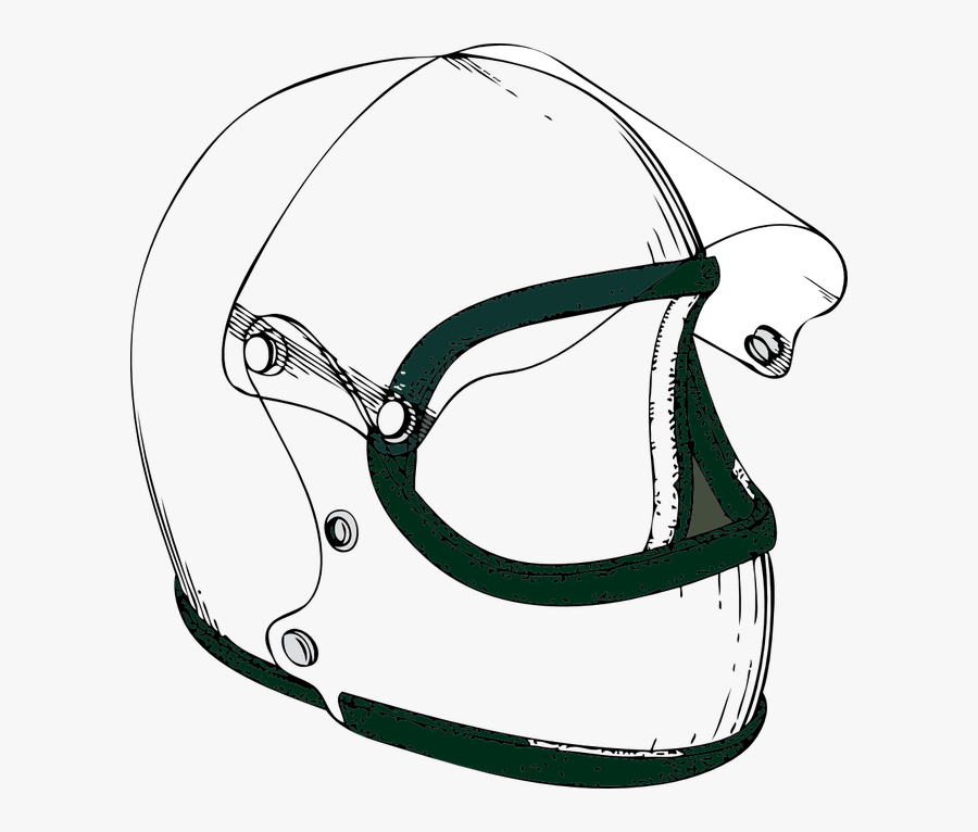 Image Motorcycle Helmet Clipart - Helmet Clipart Black And White, Transparent Clipart