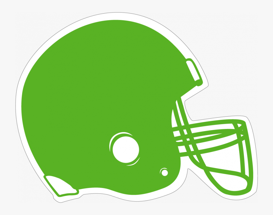 Free Green Football Cliparts - Red Football Helmet Clipart, Transparent Clipart