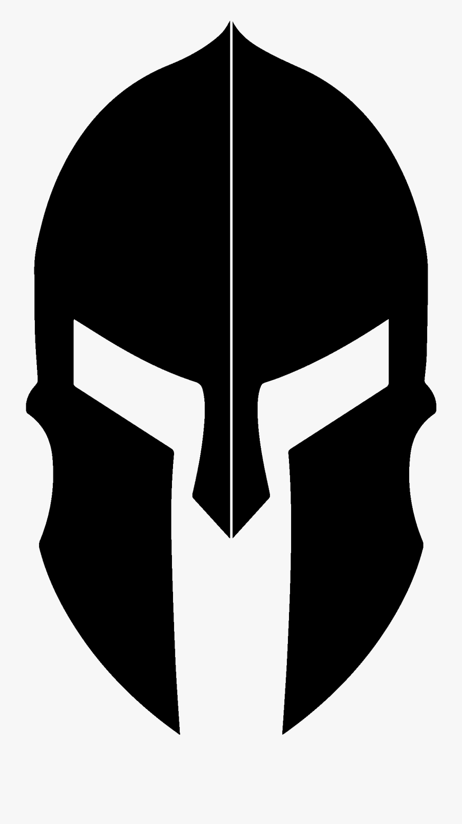 Logo Design For Spartan Helmet - Spartan Helmet Logo, Transparent Clipart