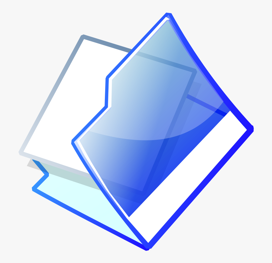Open Folder Svg Clip Arts - Clip Art File In Computer, Transparent Clipart