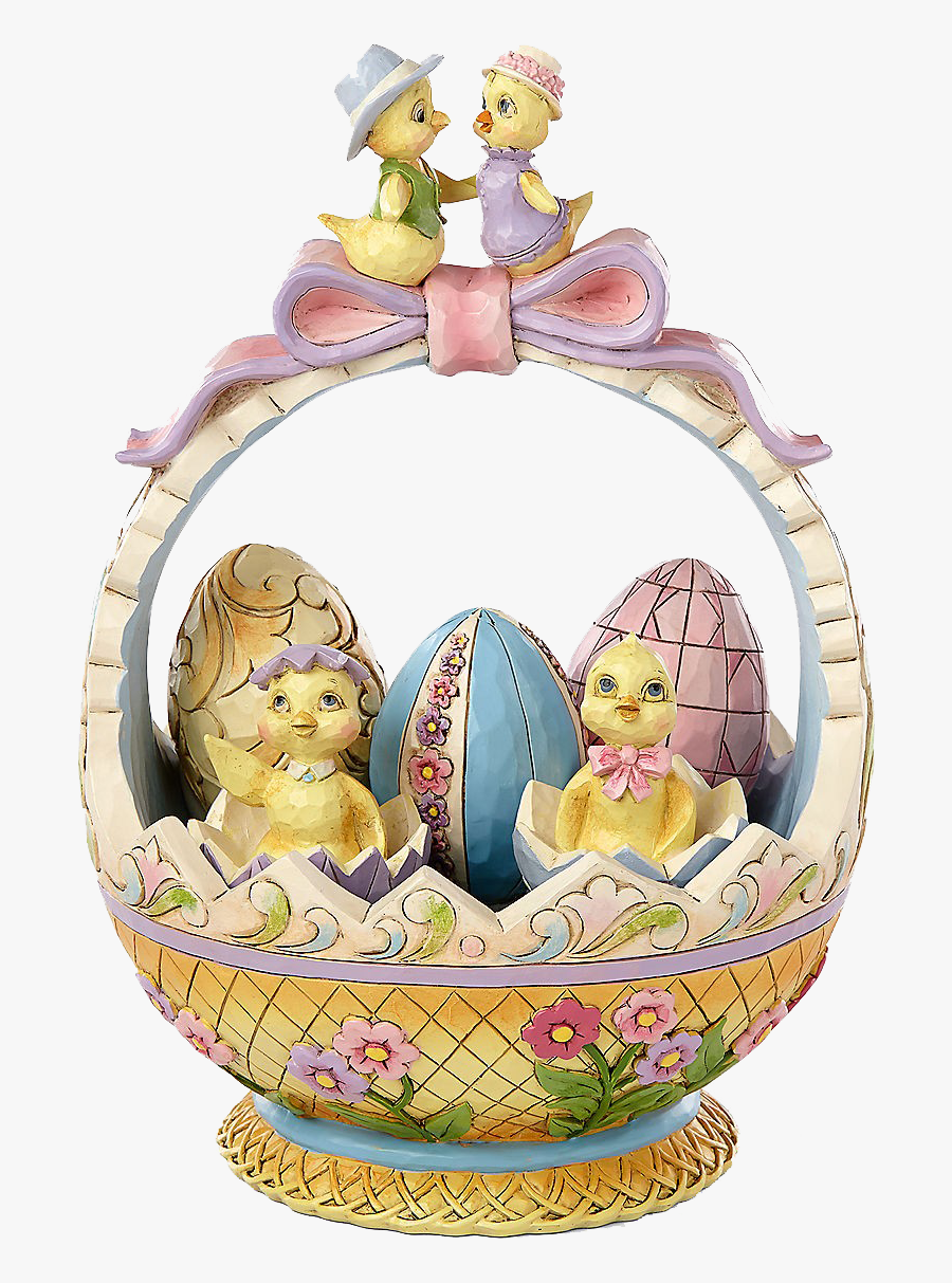 Easter Basket Png Clipart - Figurine, Transparent Clipart