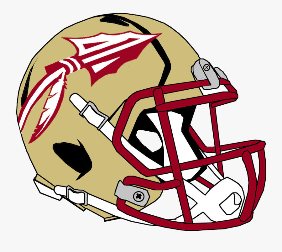 Helmet Clipart Fsu - Florida State Seminoles Spear Logo, Transparent Clipart