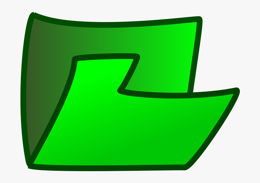 Folder Green Side - Folder Clip Art, Transparent Clipart