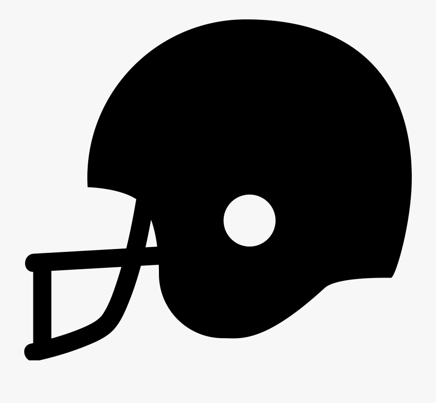Clip Art Football Helmet Clipart Black And White - American Football Helmet Icon, Transparent Clipart