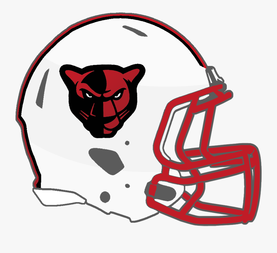 Mississippi High School Football Helmets - Brookhaven High School Panthers, Transparent Clipart