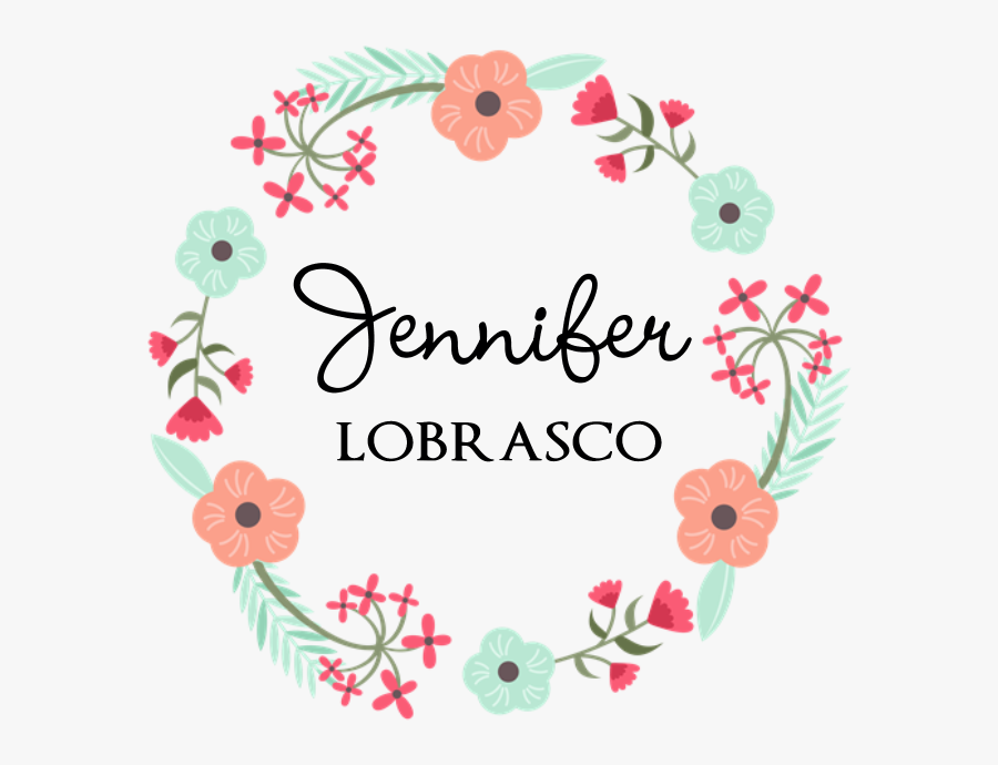 Personalized Floral Wreath Banner - Bridesmaid, Transparent Clipart