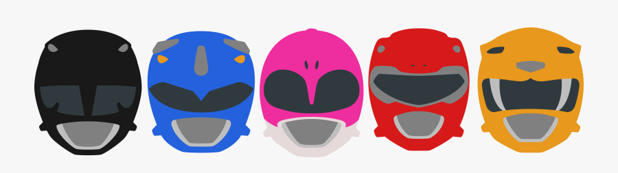 Helmet Clipart Pink - Power Rangers Mask Clipart, Transparent Clipart