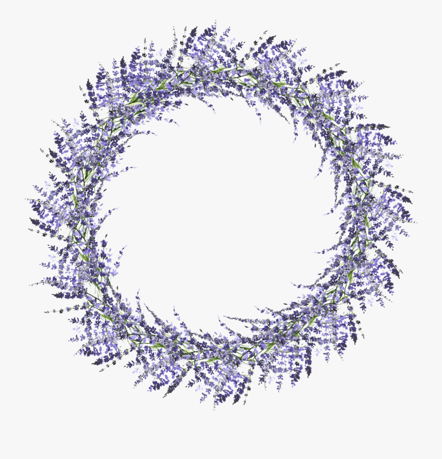 Free Png Lavender Frame, Transparent Clipart