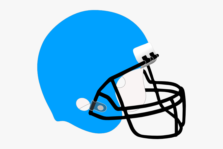 Green Football Helmet Clip Art At Clker - Blue Football Helmet Vector, Transparent Clipart