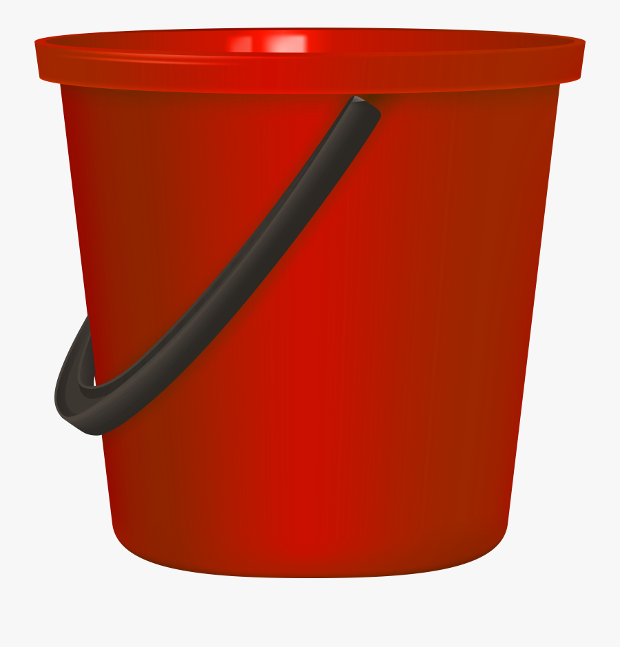 Red Bucket Png Clip Art, Transparent Clipart