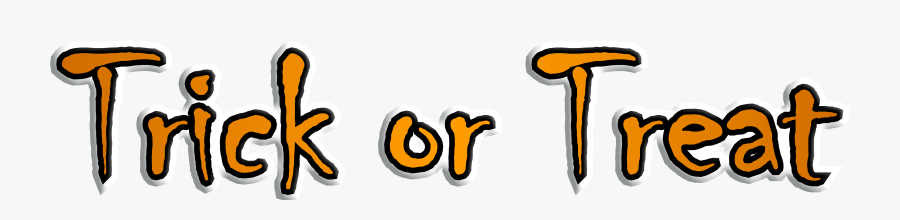 Trick Or Treat Transparent, Transparent Clipart