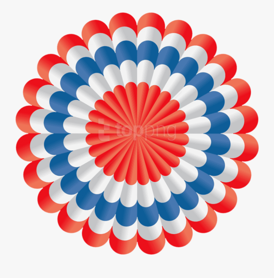 Free Png Download Usa Rosette Decor Clipart Png Photo - Geometric Shape Geometric Mandala, Transparent Clipart