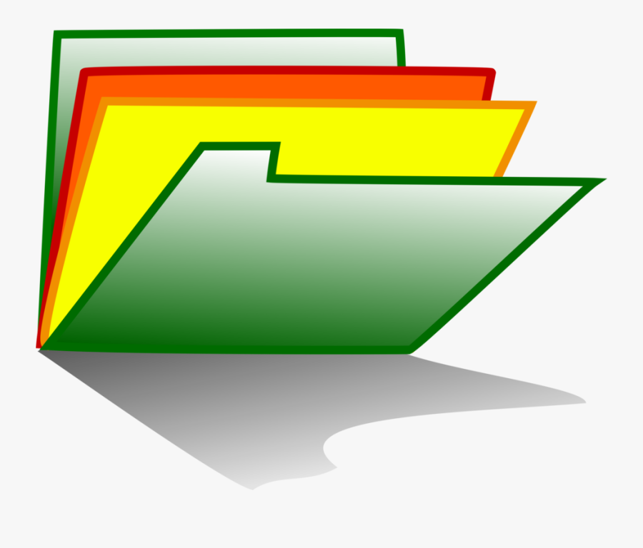 Folder Documents Papers - Folder Icon, Transparent Clipart