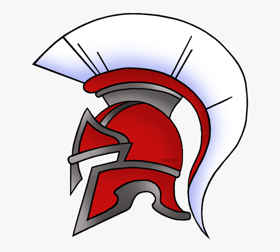 Spartan Helmet - Spartan Soldier Drawing Easy, Transparent Clipart