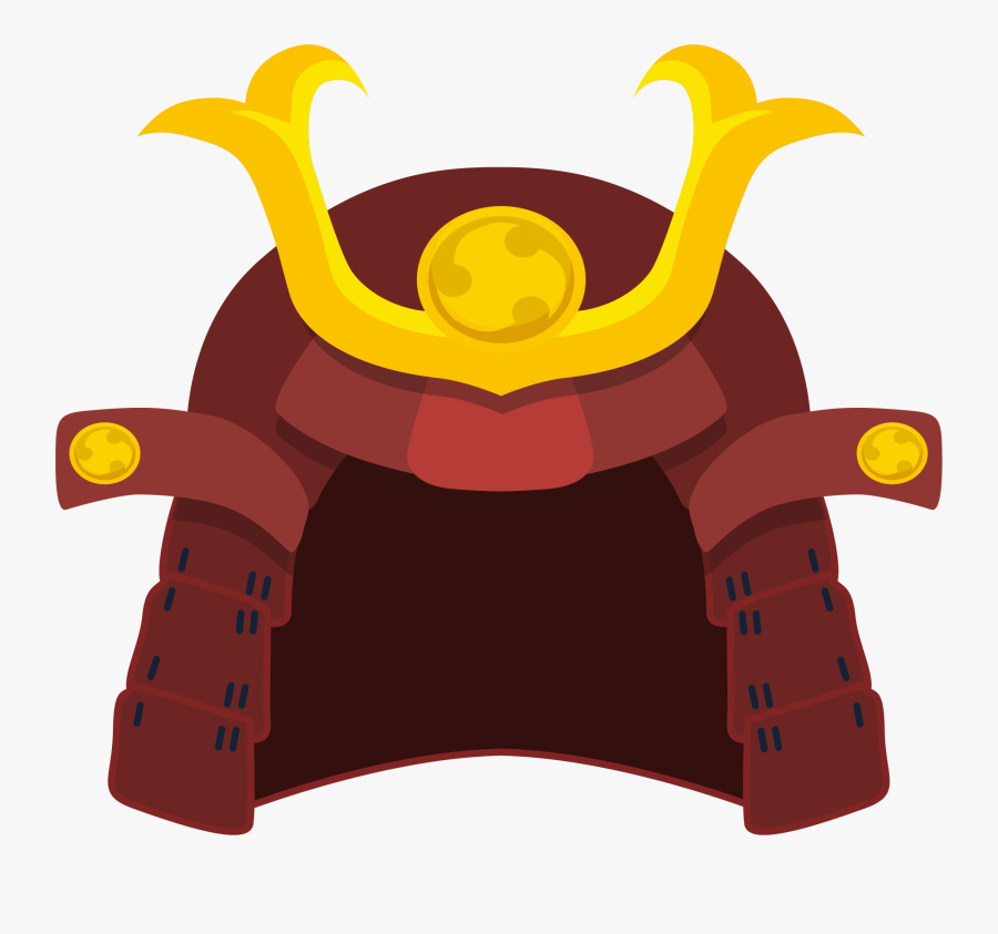 Samurai Clipart Japanese Boy - Samurai Helmet Png, Transparent Clipart