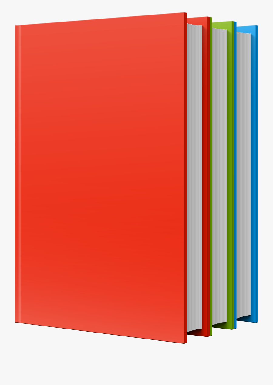 Red Green Blue Books Png Clipart - Red And Blue Books, Transparent Clipart