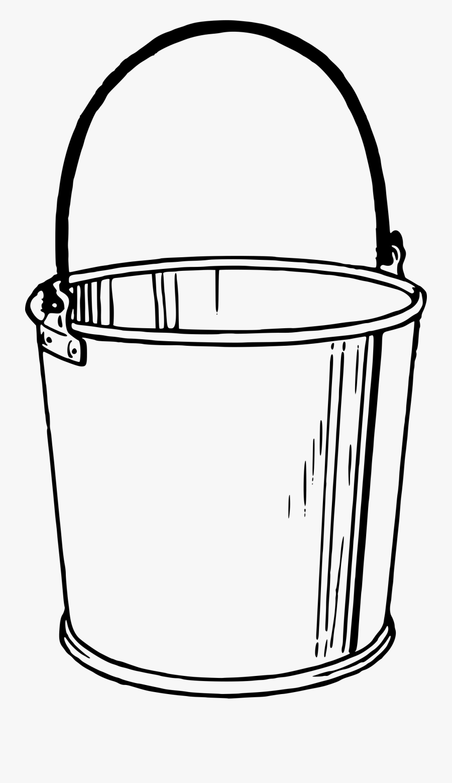 Clipart Bucket - Bucket Drawing, Transparent Clipart