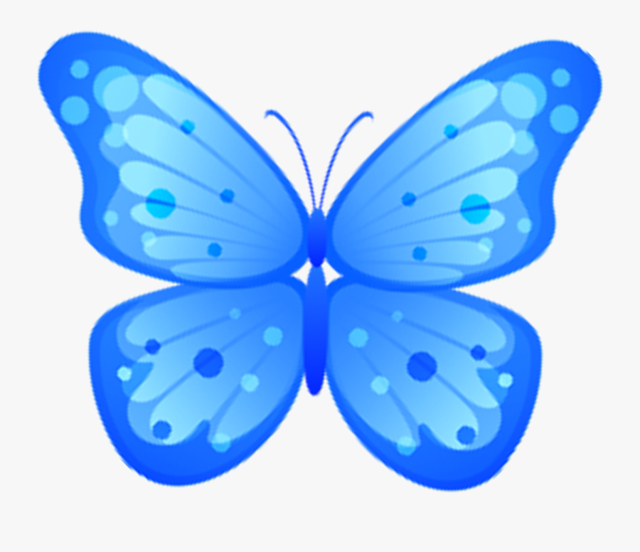 Blue Butterfly Image Clipart, Transparent Clipart
