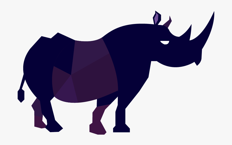 Black Rhinoceros Clipart , Png Download - Cartoon, Transparent Clipart
