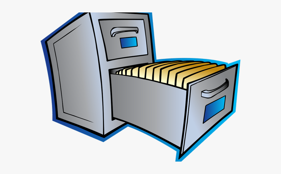 Folder Clipart Class Record - Filing Cabinet Clip Art, Transparent Clipart