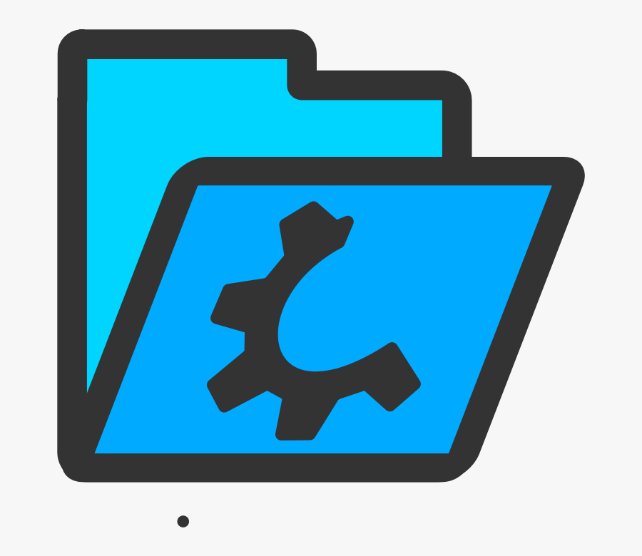 Blue Company Logo Folder Svg Clip Arts - Icono Para Carpetas De Musica, Transparent Clipart