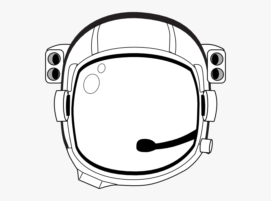 Space Helmet Clipart And Featured Illustration - Astronaut Helmet Transparent Background, Transparent Clipart