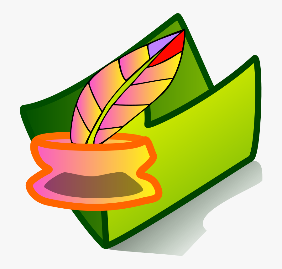 Ink Folder Svg Clip Arts - Icon Folder Png Transparent, Transparent Clipart