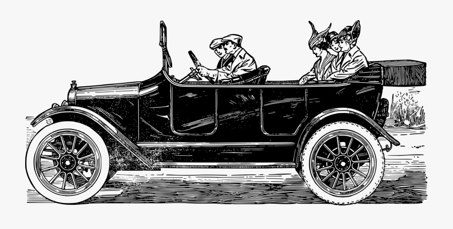 Classic Car,compact Car,antique Car - Car, Transparent Clipart