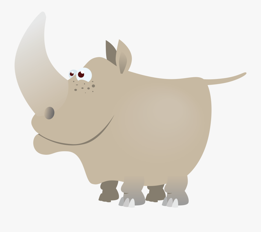 Rhino Png - Rhinoceros, Transparent Clipart
