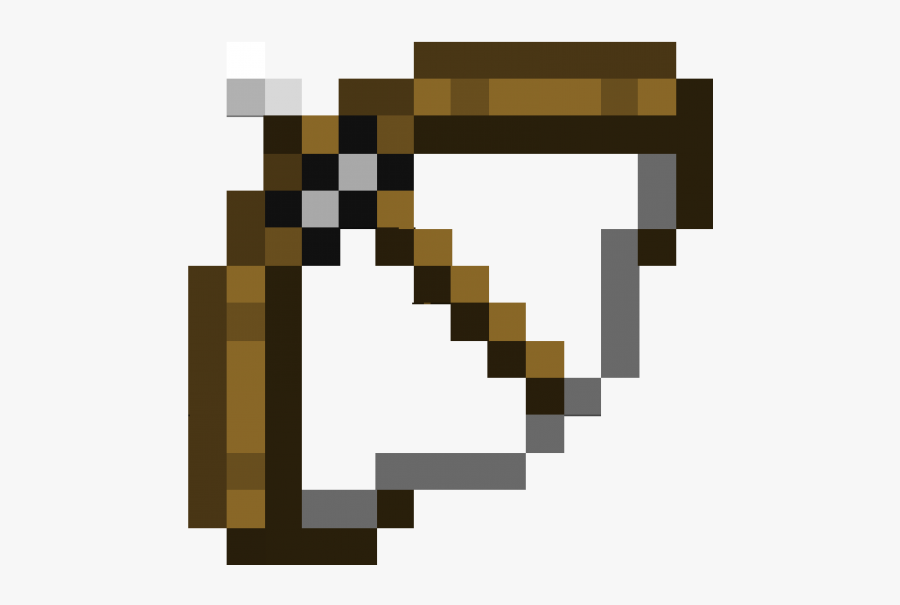 Overview - Minecraft Bow Pulled Back, Transparent Clipart