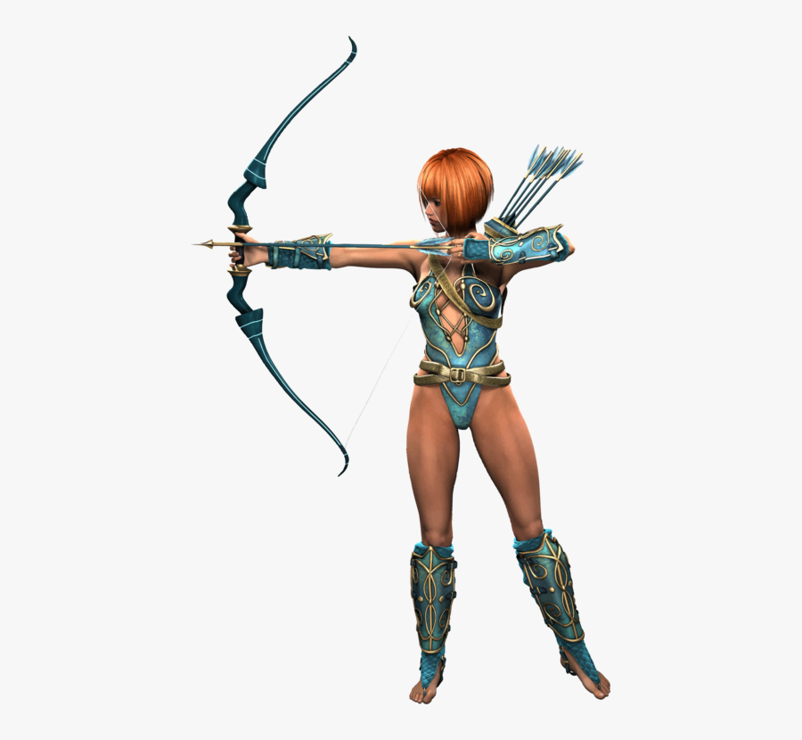 Bow And Arrow,fictional Character,weapon - Amazon Archer, Transparent Clipart