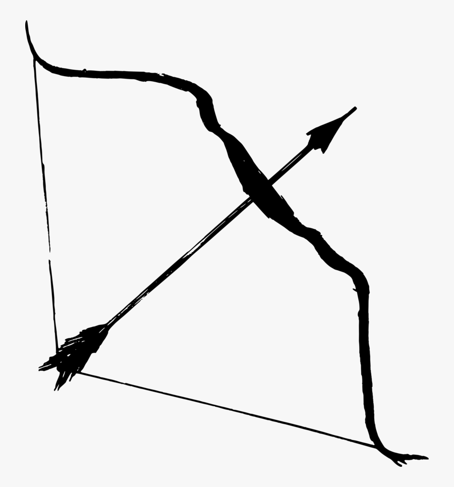 Arrow Bow Png Hd - Bow And Arrow Png, Transparent Clipart